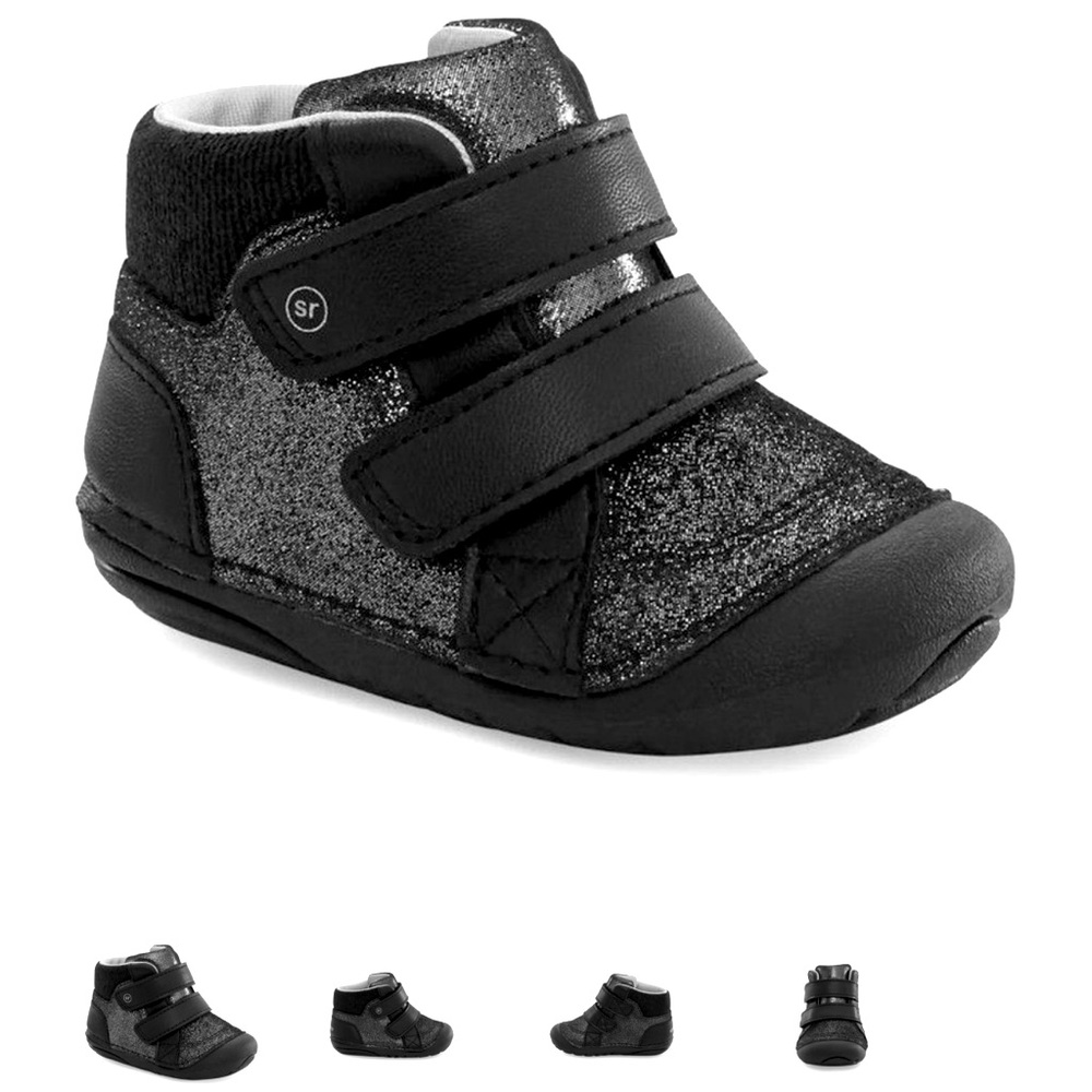 Stride Rite Kid's Soft Motion Martin Boot - Black Iridescent